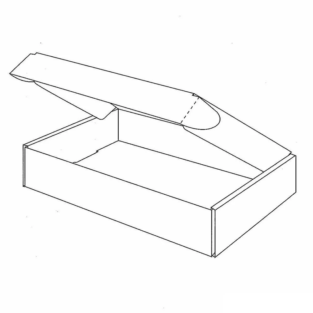 Bandeja de una pieza y tapa con guardapolvos