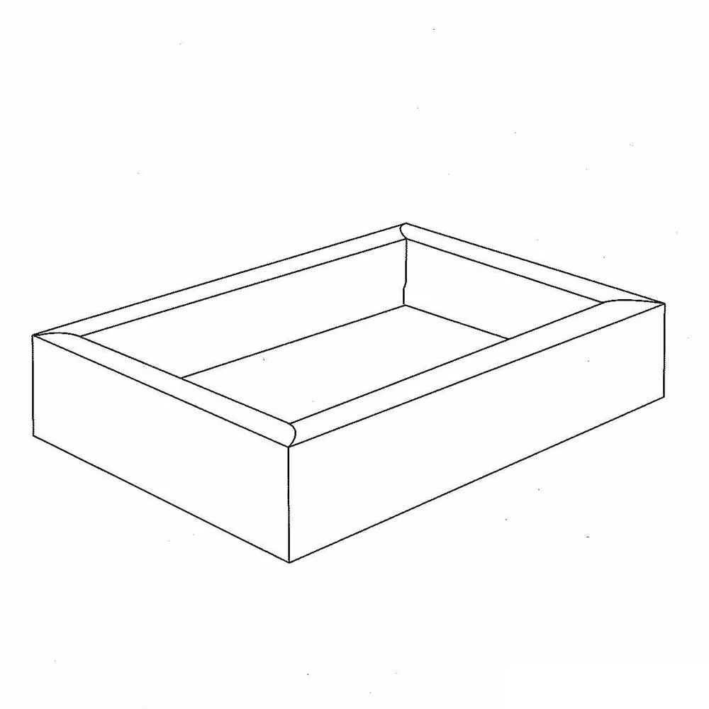 Bandeja de pared hueca