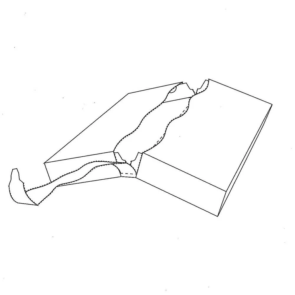 Rasgar y doblar abierto