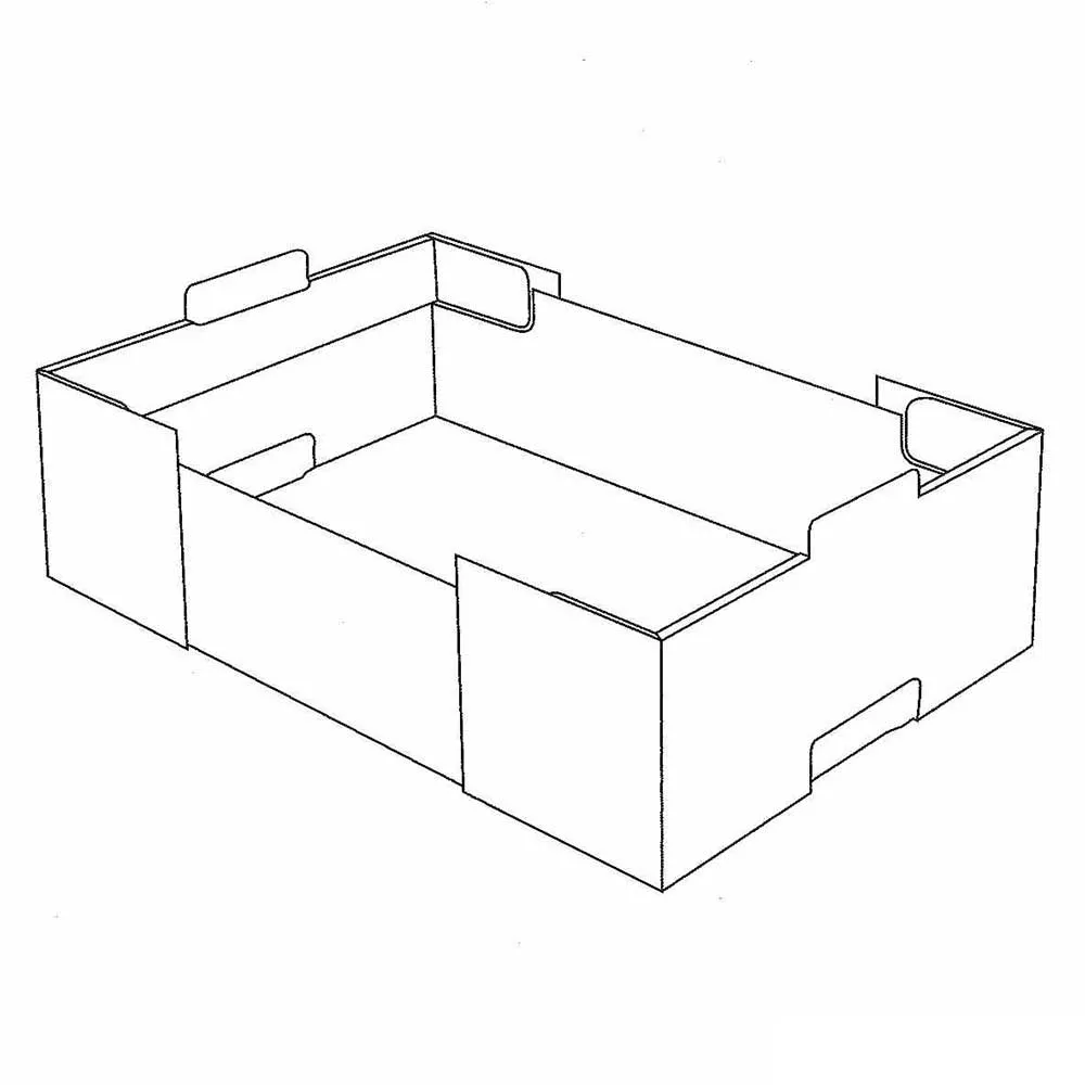 Caja de frutas apilable