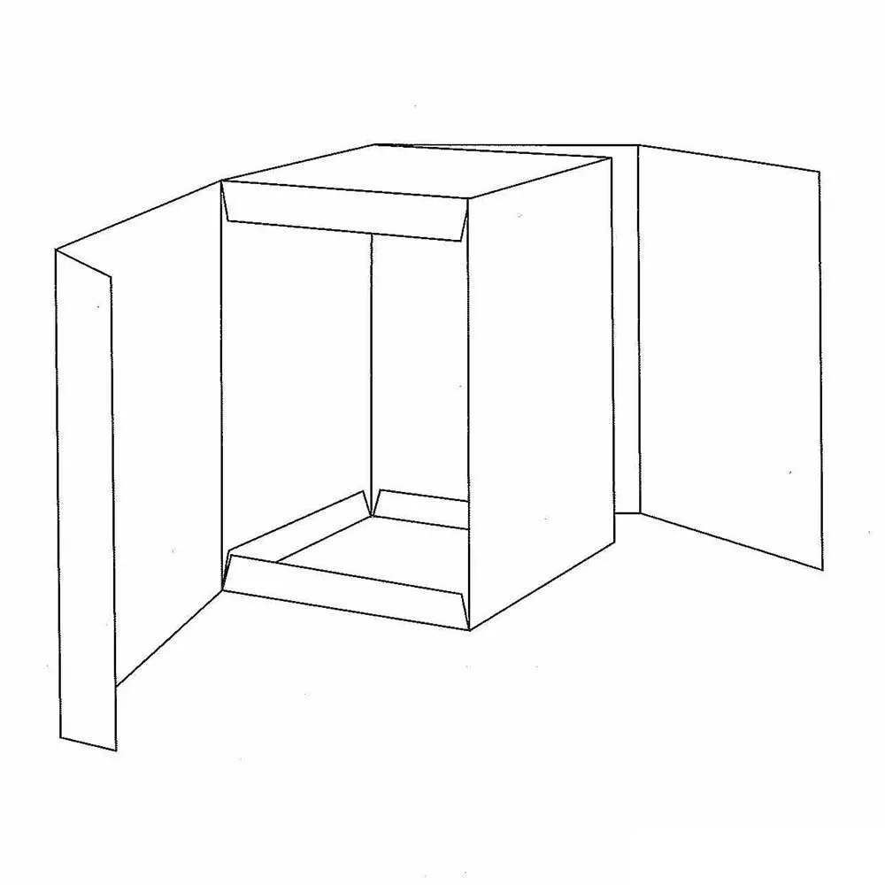 Cartón de doble pared con guardapolvos