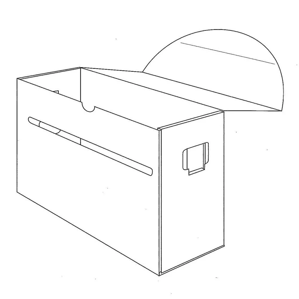 Caja de archivo reforzada