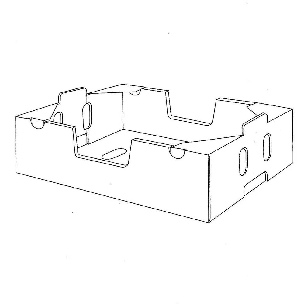 Caja de frutas apilable