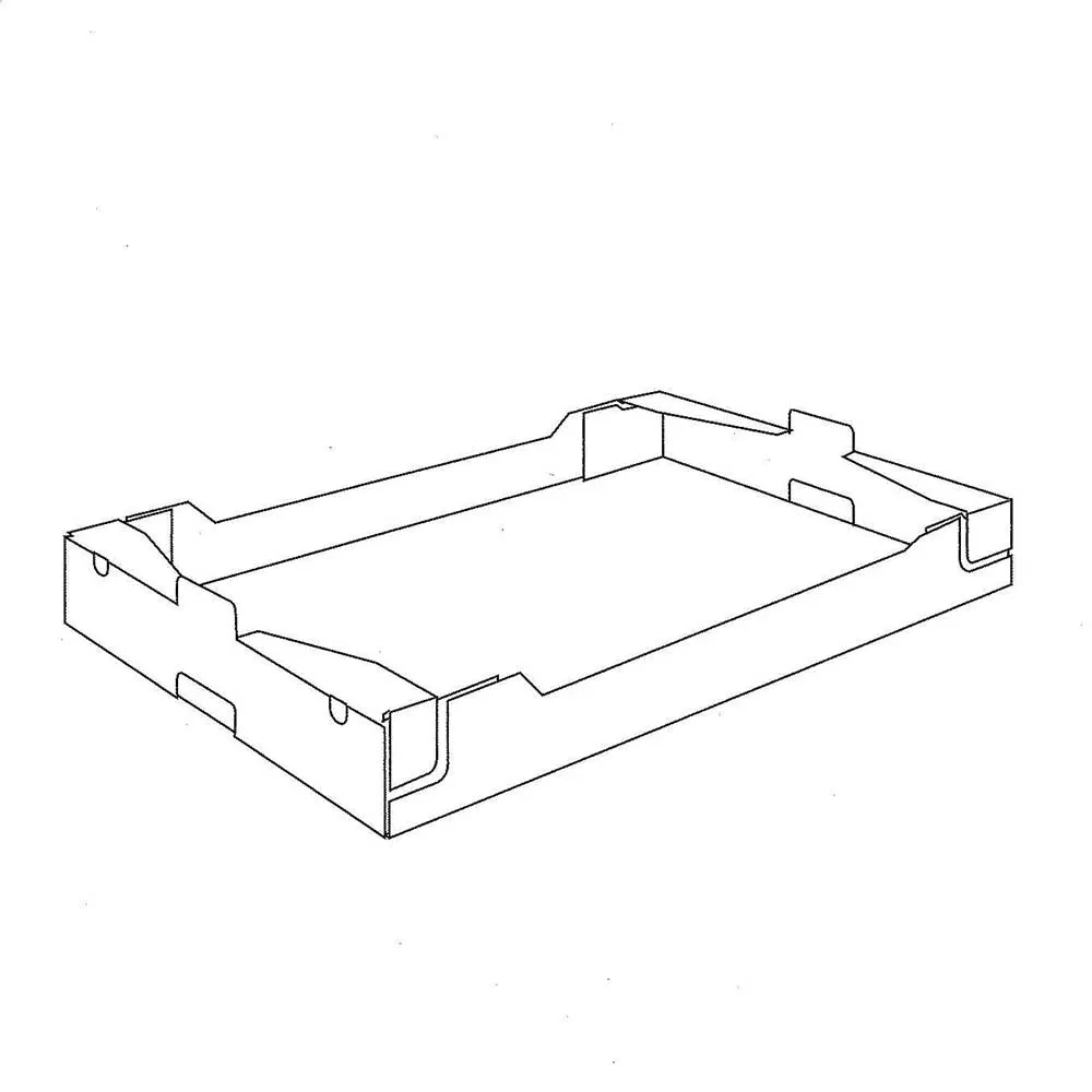 Caja de frutas apilable