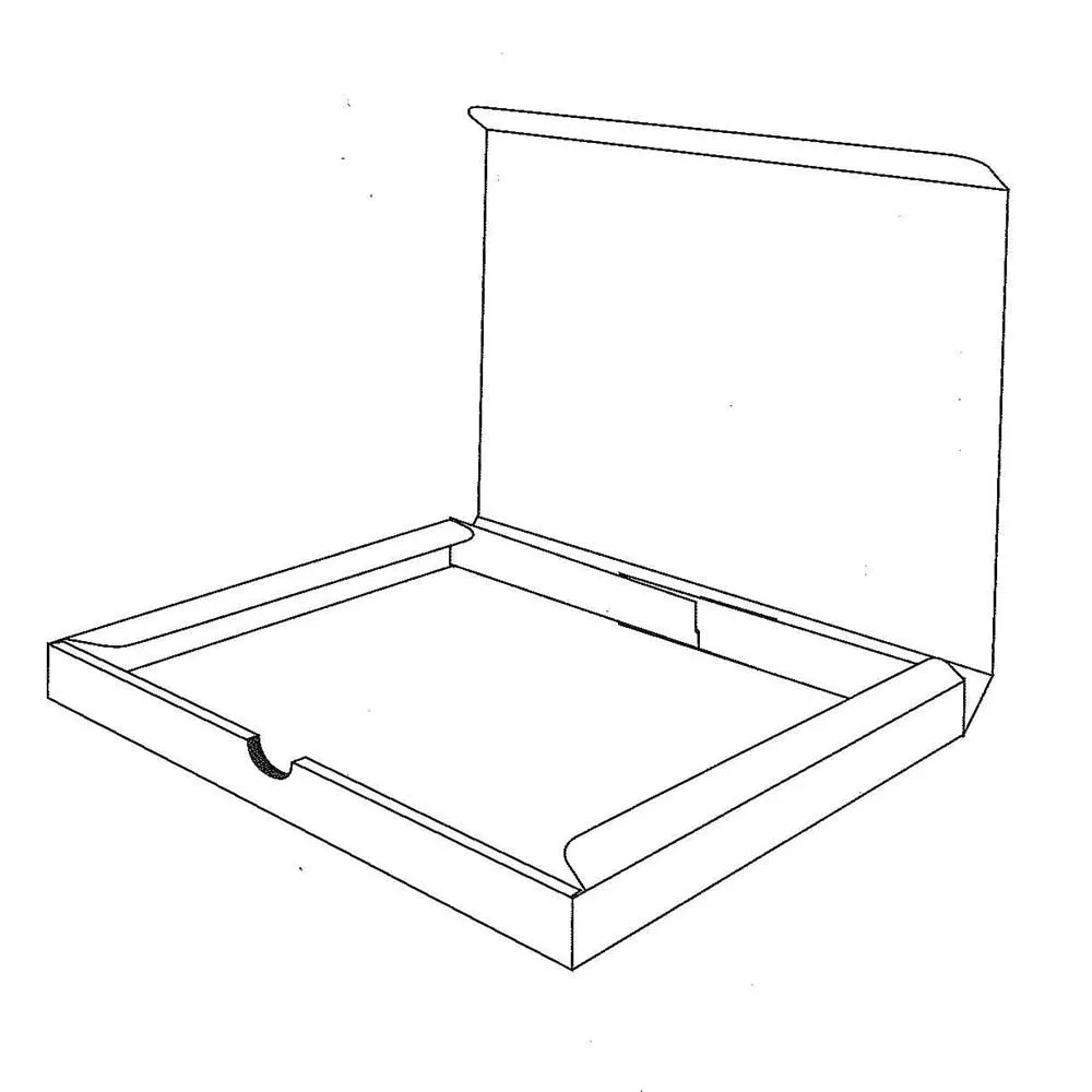 Tuck Lock con orificio para el pulgar