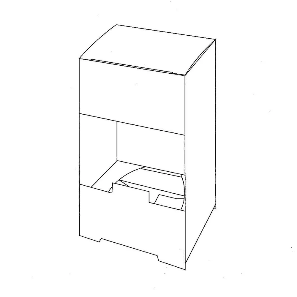 Caja expositora de botellas