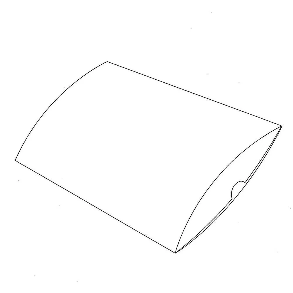 Caja almohada con orificio para el pulgar