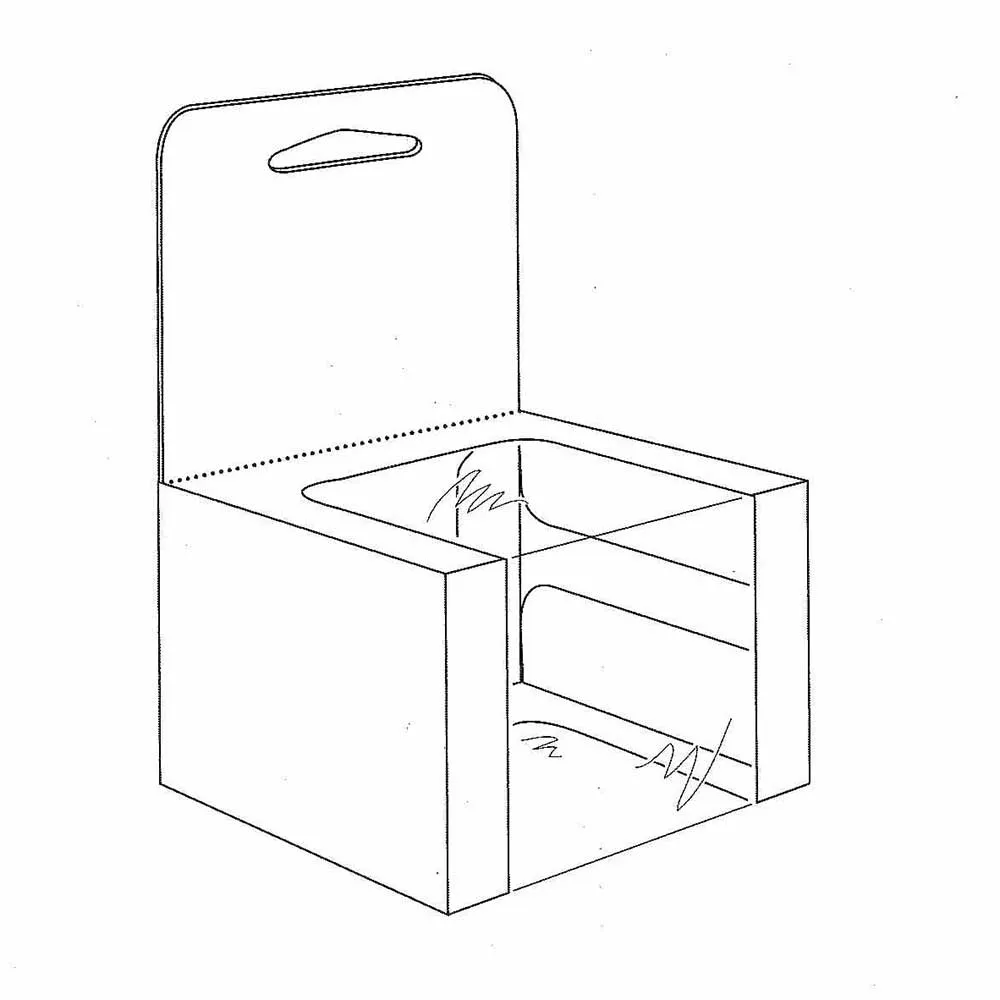 Panel colgante con ventana