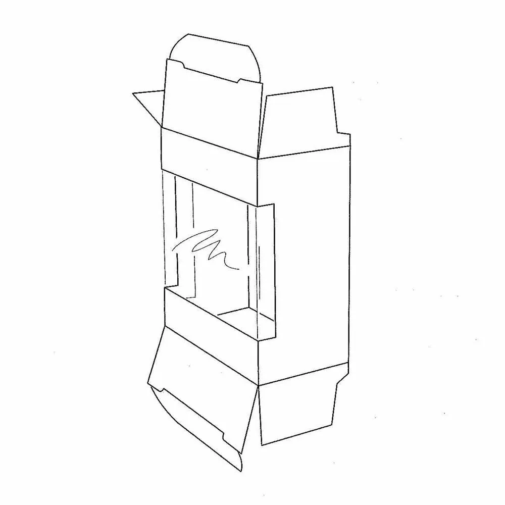 Caja estrecha de ventana de inversión