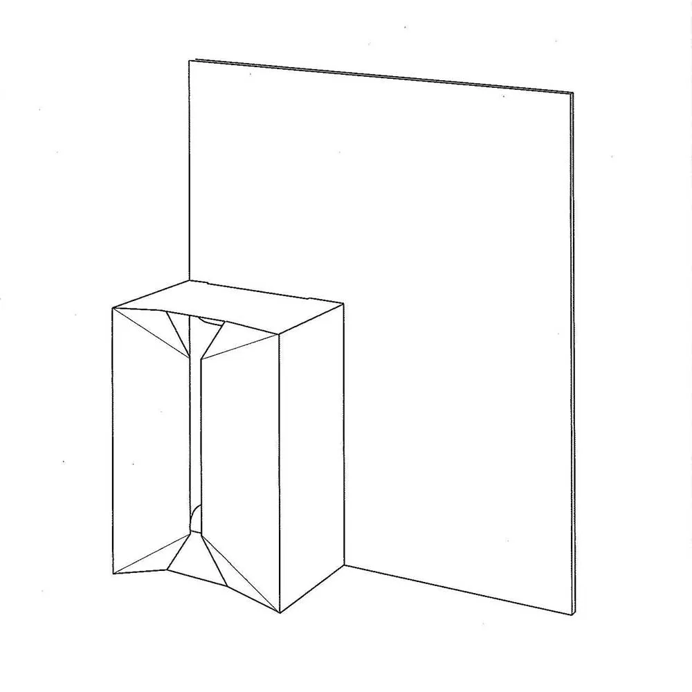Dispenser con panel trasero ampliado