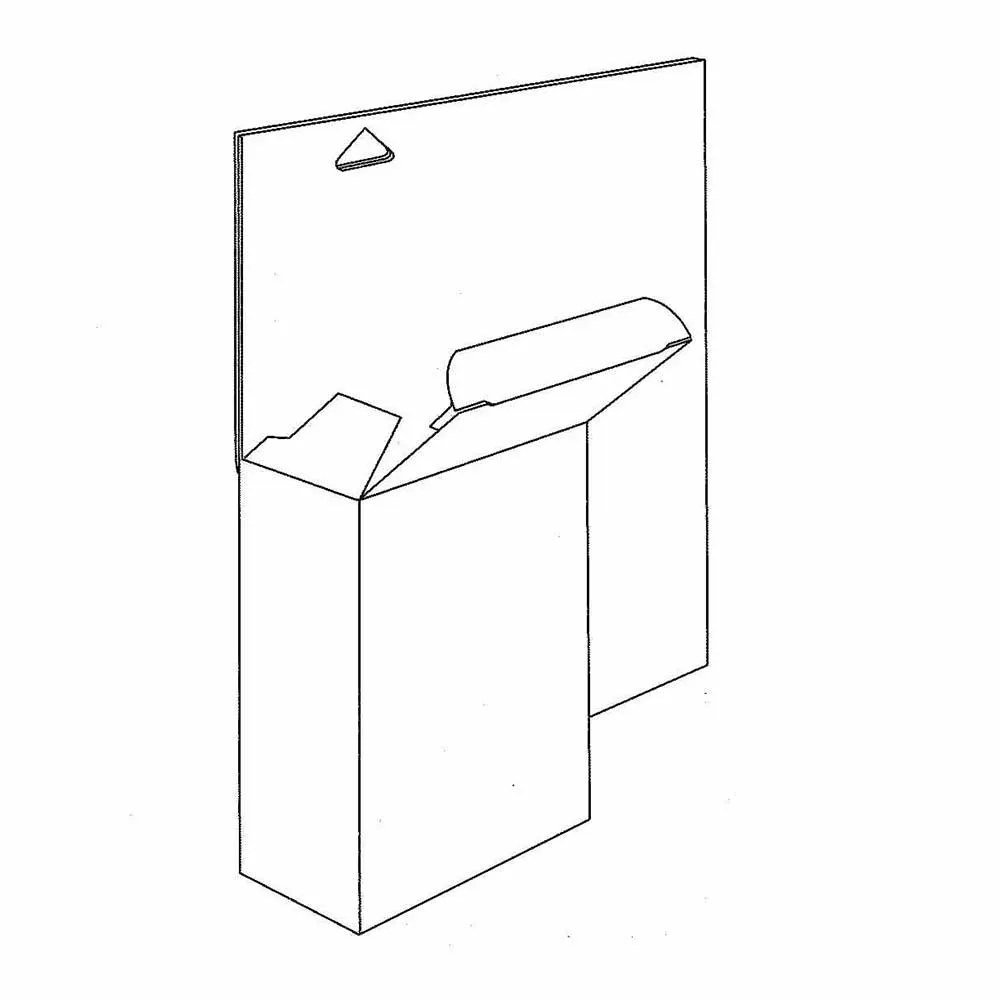 Panel trasero doble extensible con orificio para colgar