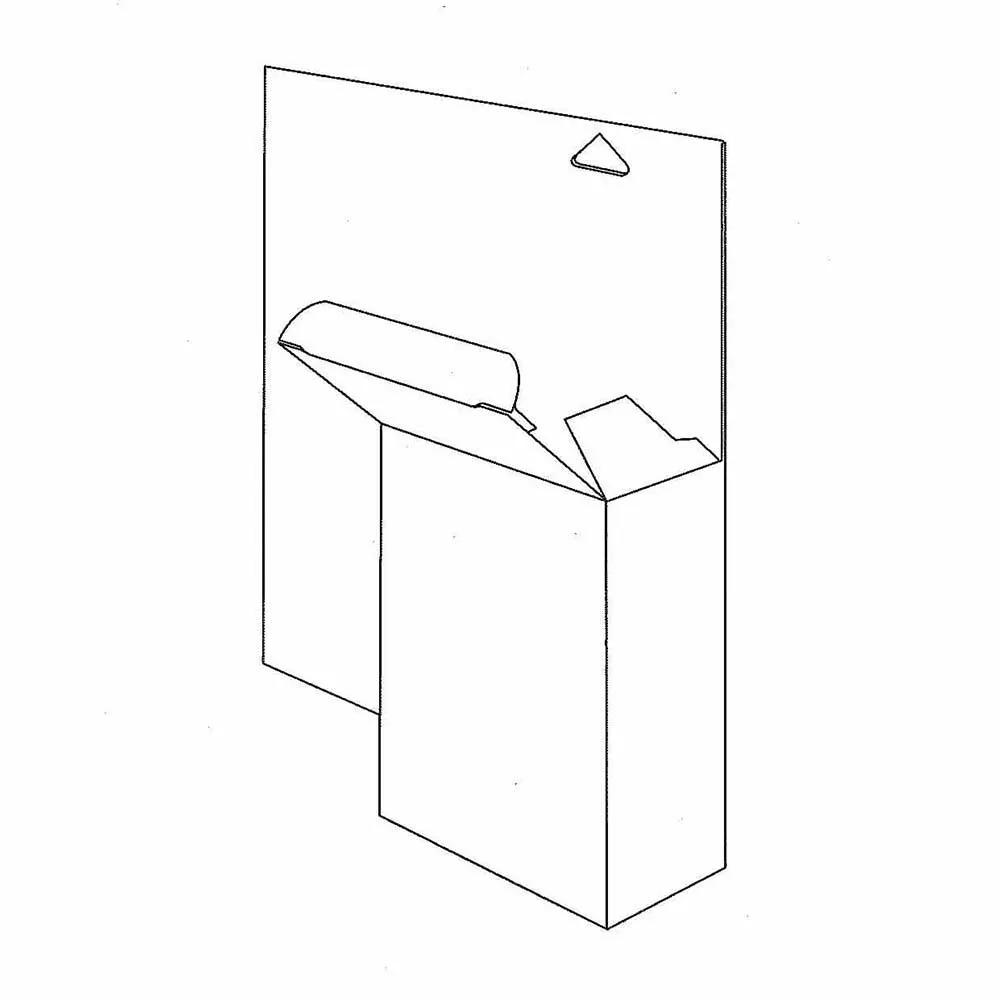 Panel trasero extensible con orificio para colgar