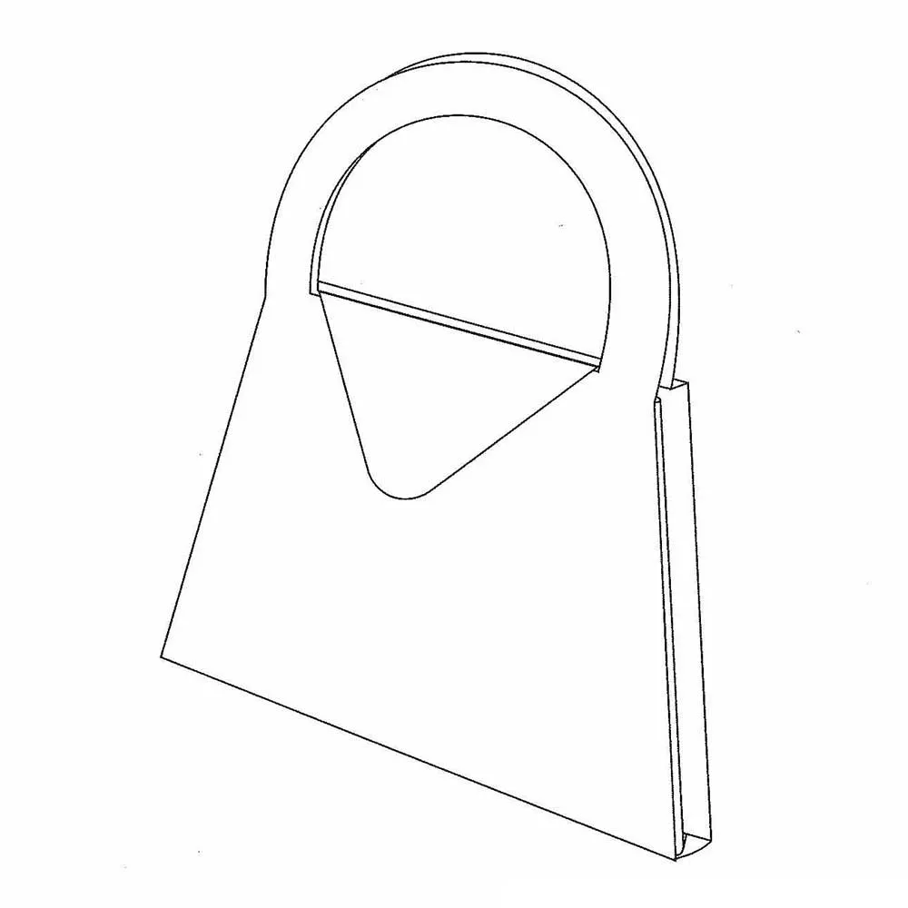 Portador en forma de bolso